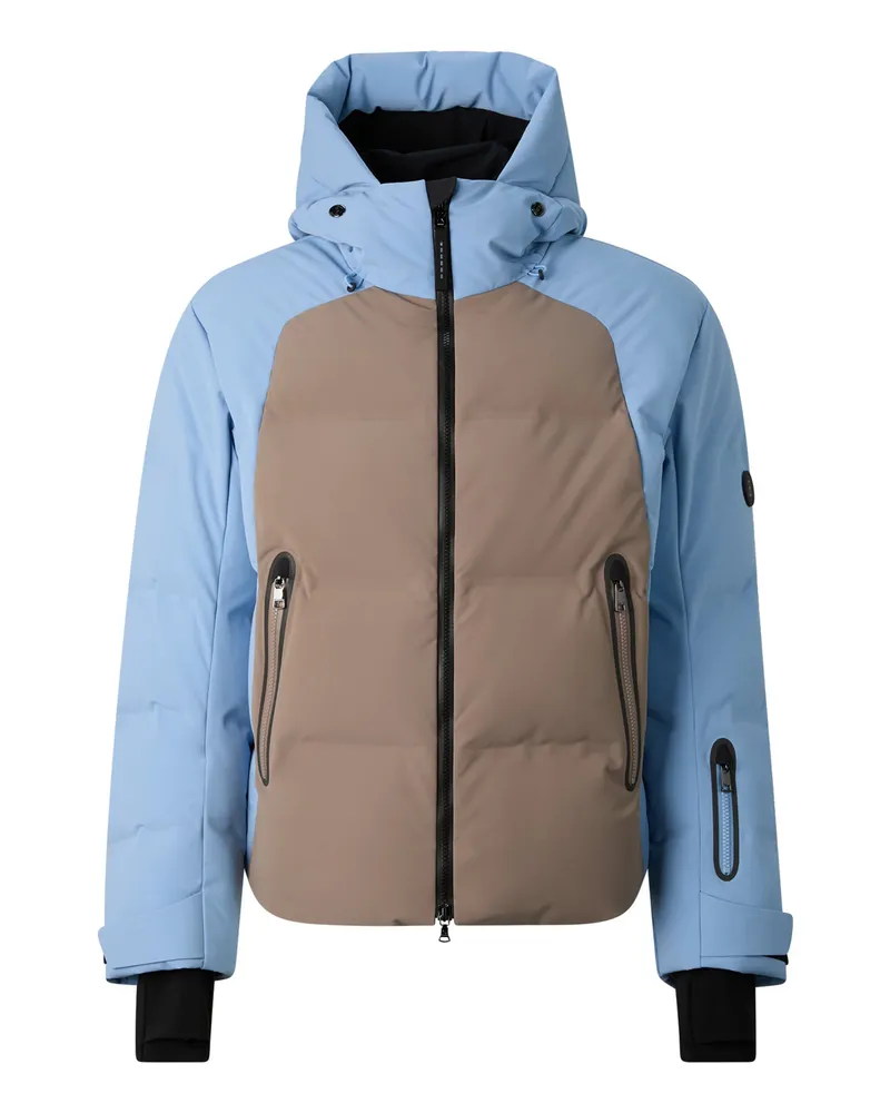 Bogner Ski-Daunenjacke Paale für Herren - Hellblau/Taupe Hellblau