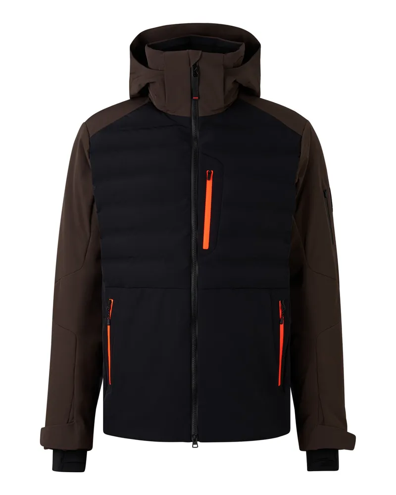 Bogner Fire & Ice Skijacke Ivo für Herren - Schwarz/Chocolate Schwarz