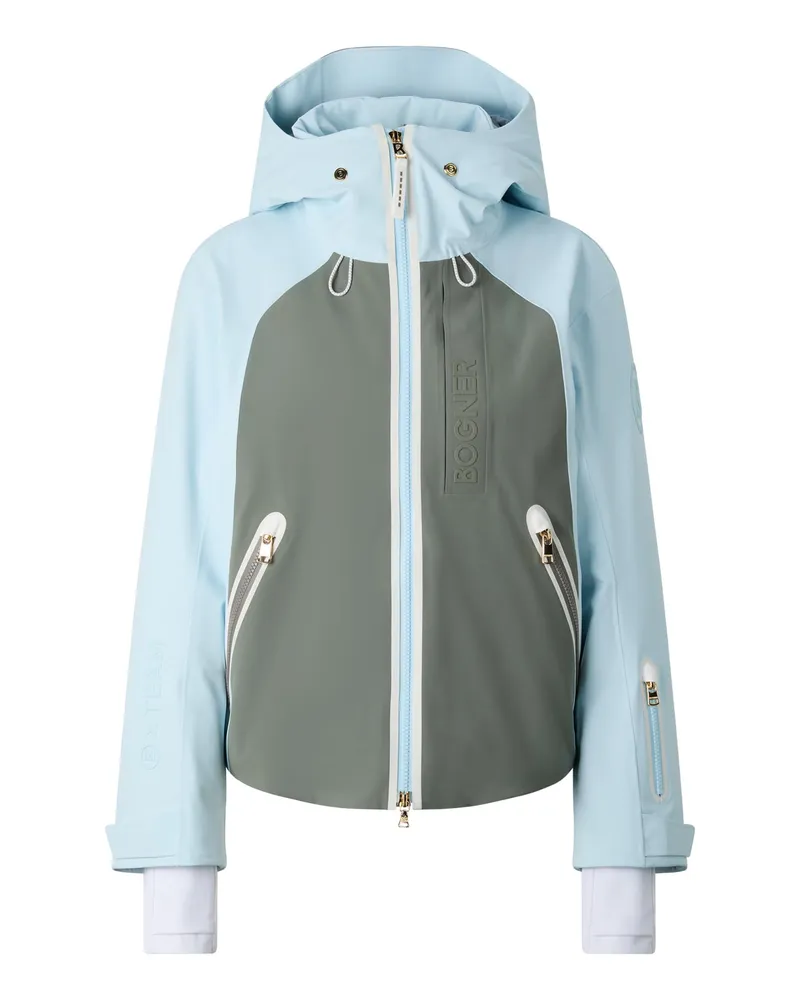 Bogner Skijacke Hila für Damen - Hellblau/Sage Grey Hellblau