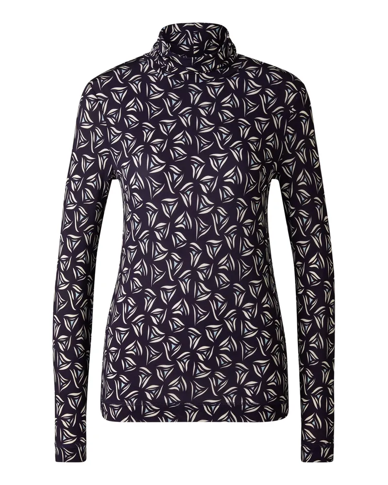 Bogner Longsleeve Andriana für Damen - Navy-Blau/Weiß Navy-blau