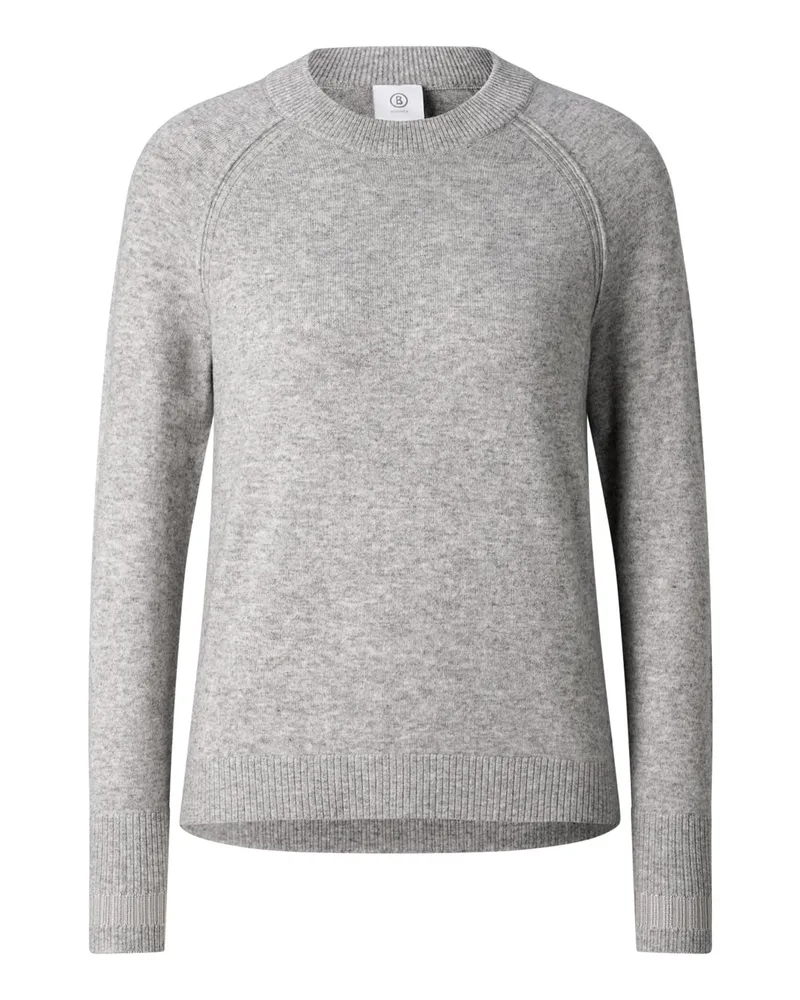 Bogner Schurwoll-Kaschmir-Pullover Vanessa für Damen - Hellgrau Hellgrau