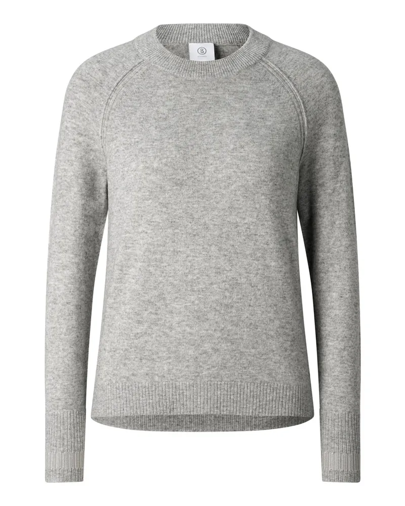 Bogner Schurwoll-Kaschmir-Pullover Vanessa für Damen - Hellgrau Hellgrau