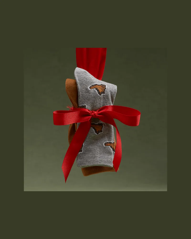 Timberland Timberland Crew-Socken mit durchgehendem Print im 2er-Pack in Grau, Grau, Größe Grau