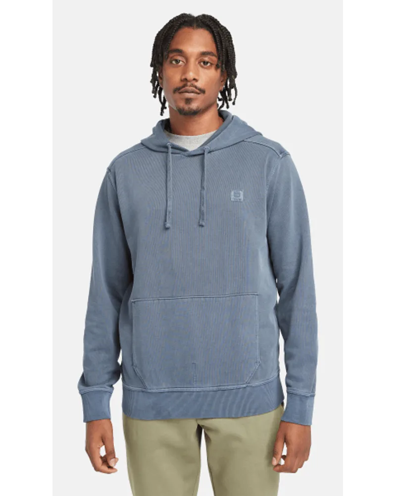 Timberland Stückgefärbter Hoodie für Herren in , Mann Navyblau