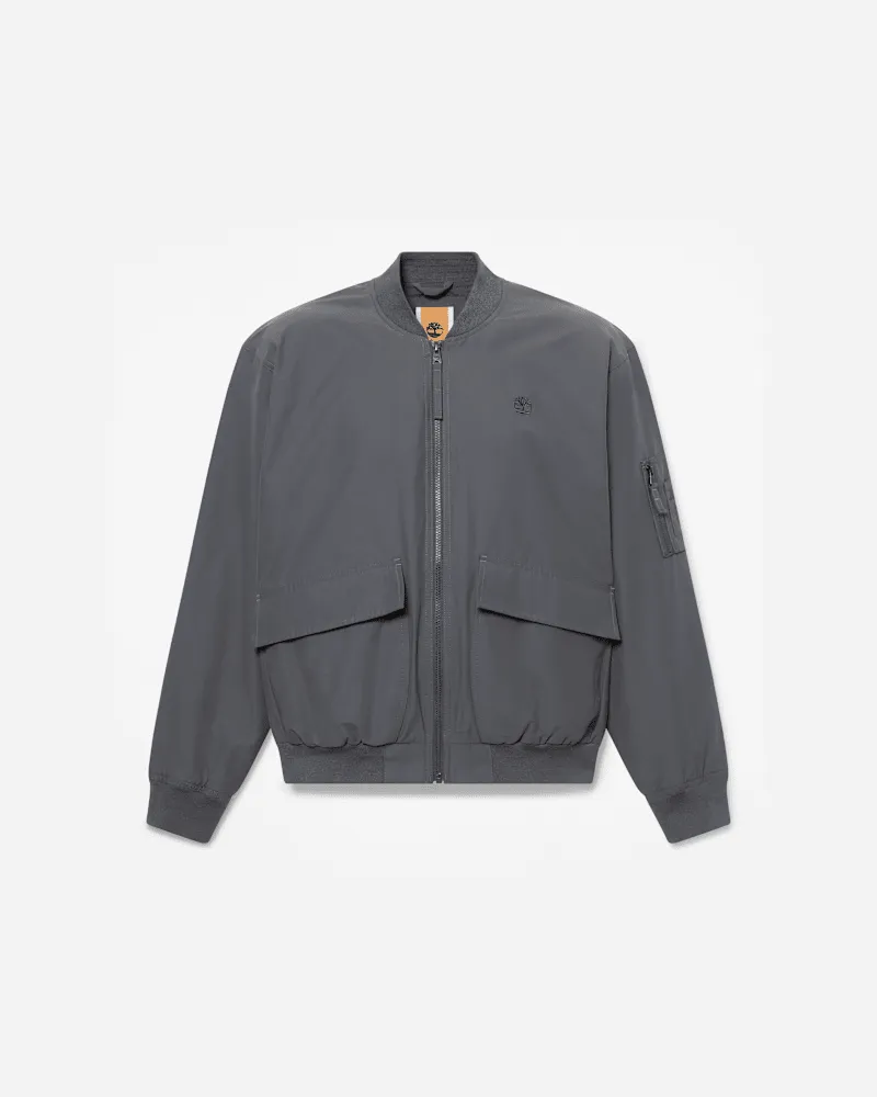 Timberland Strapazierfähige wasserabweisende Utility-Bomberjacke für Herren in Dunkelgrau, Herren, Grau, Größe Grau