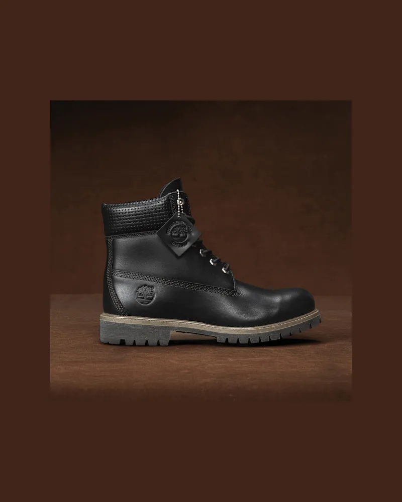 Timberland Wasserdichter Timberland Premium 6-Inch Boot für Herren in Schwarz, Herren, Schwarz, Größe Schwarz