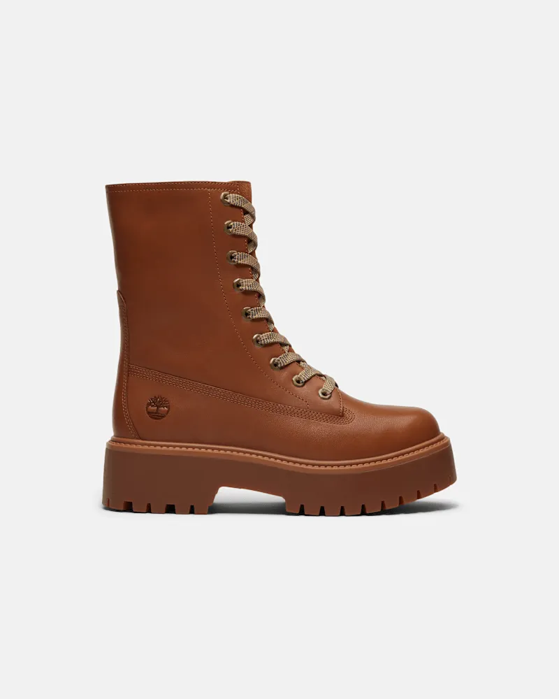 Timberland Halbhoher Stone Street Boot mit Plateausohle für Damen in Braun, Damen, Braun, Größe Braun