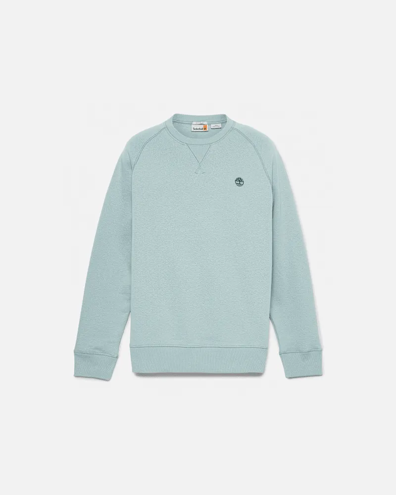 Timberland Exeter River Sweatshirt mit gebürsteter Rückseite und Rundhalsausschnitt für Herren in Grau, Herren, Grau, Größe Grau
