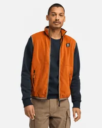 Timberland Weste aus Polarfleece für Herren in , Mann Orange