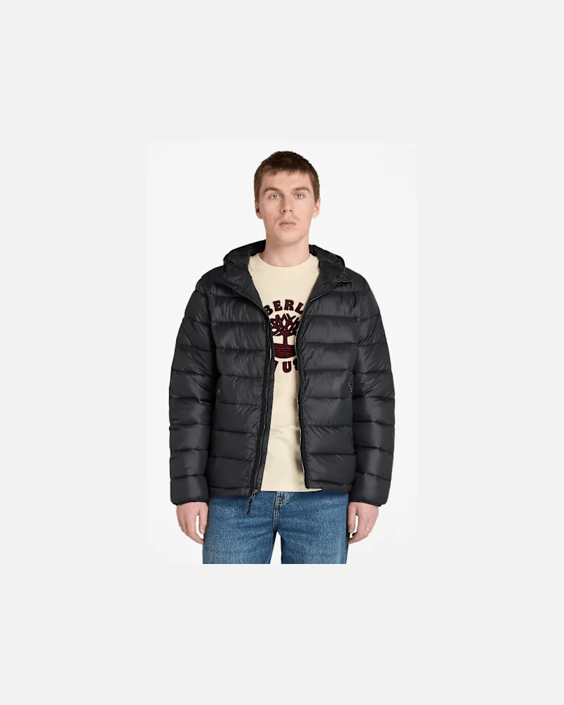 Timberland Strapazierfähige, wasserabweisende Garfield Steppjacke für Herren in Schwarz, Herren, Schwarz, Größe Schwarz