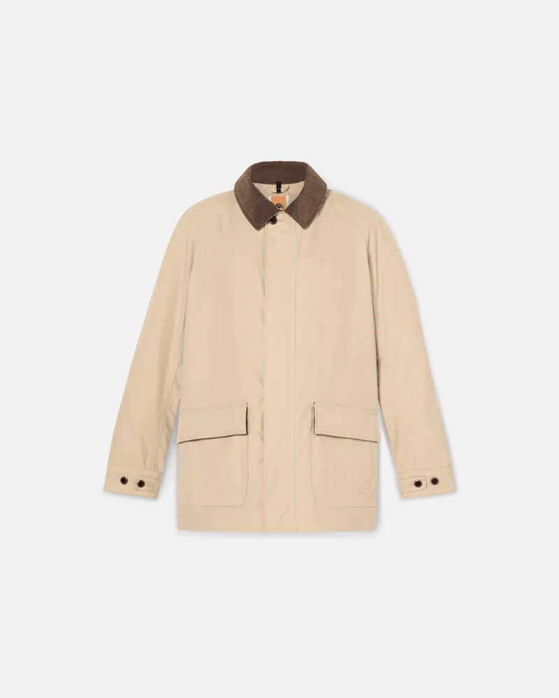 Timberland Wasserdichte Wenham Barn-Jacke für Herren in Beige, Herren, Beige, Größe Beige