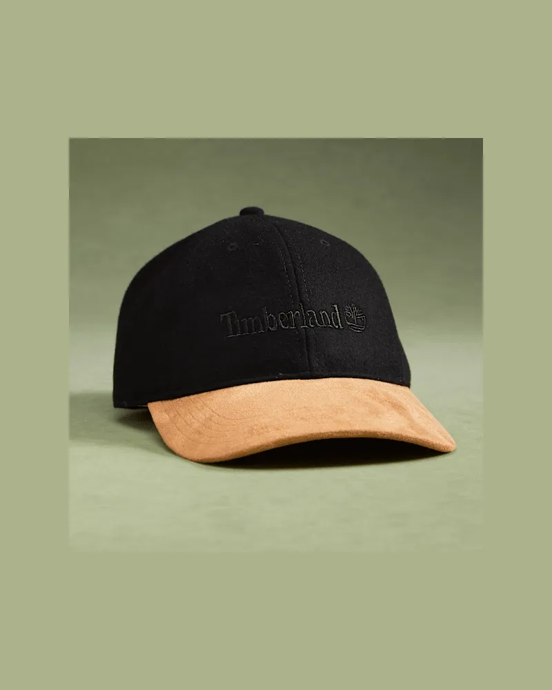Timberland Baseballcap aus Wolle in Dunkelblau, Blau Blau