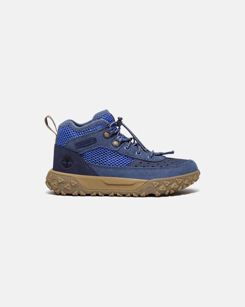 Timberland GreenStride Motion 6 Sneaker mit Bungee-Verschluss für Kleinkinder in Dunkelblau, Blau, Größe Blau