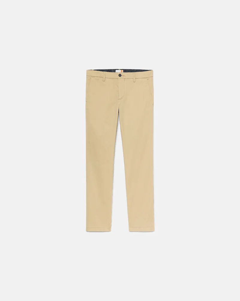 Timberland Claremont Chinohose aus Twill mit schmalem Bein für Herren in Beige, Herren, Beige, Größe Beige