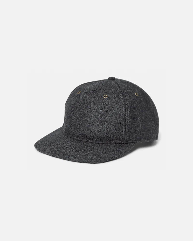 Timberland All Over Woll-Baseballcap in Dunkelgrau, Grau Grau