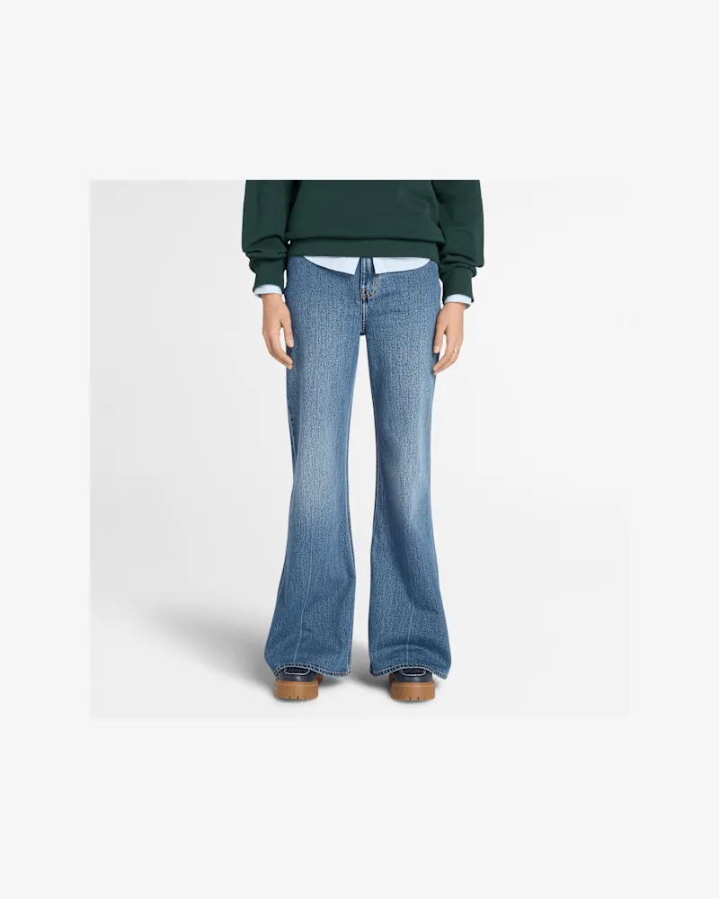 Timberland Jeans mit ausgestelltem Bein für Damen in Blau, Damen, Blau, Größe Blau