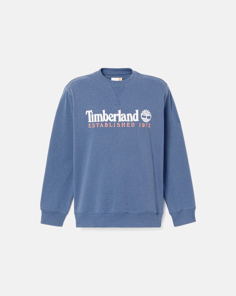 Timberland Established 1973 Rundhals-Sweatshirt für Herren in Dunkelblau, Herren, Blau, Größe Blau