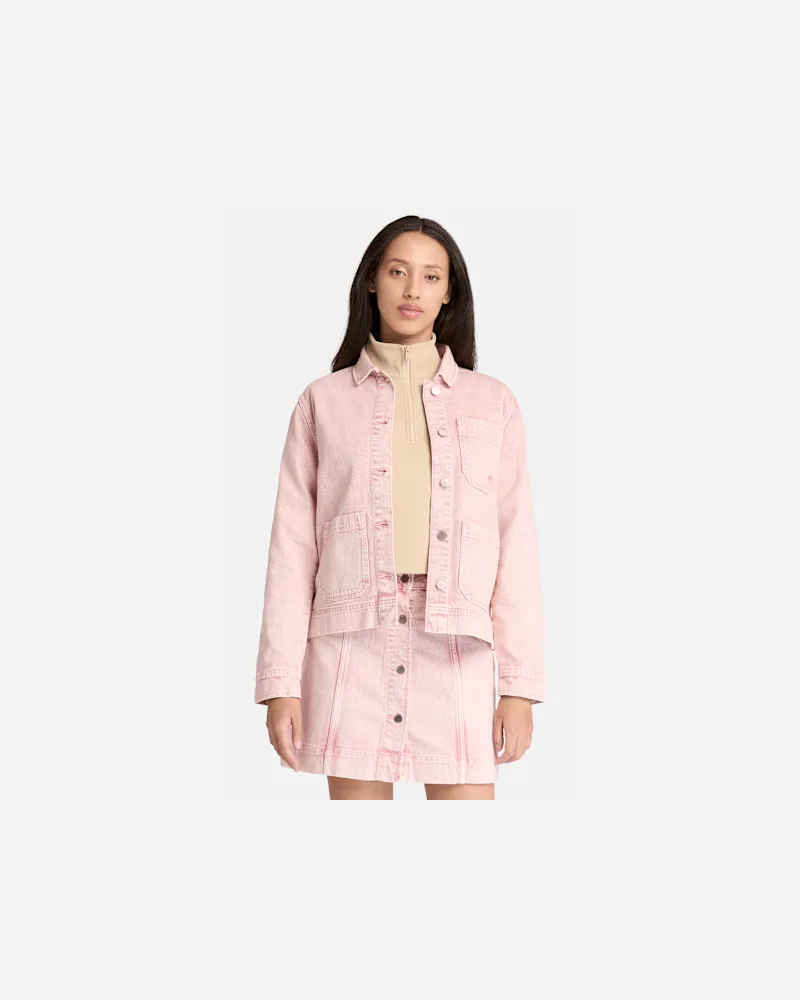 Timberland Kempshire Chore Jacke für Damen in Hellpink, Damen, Pink, Größe Pink