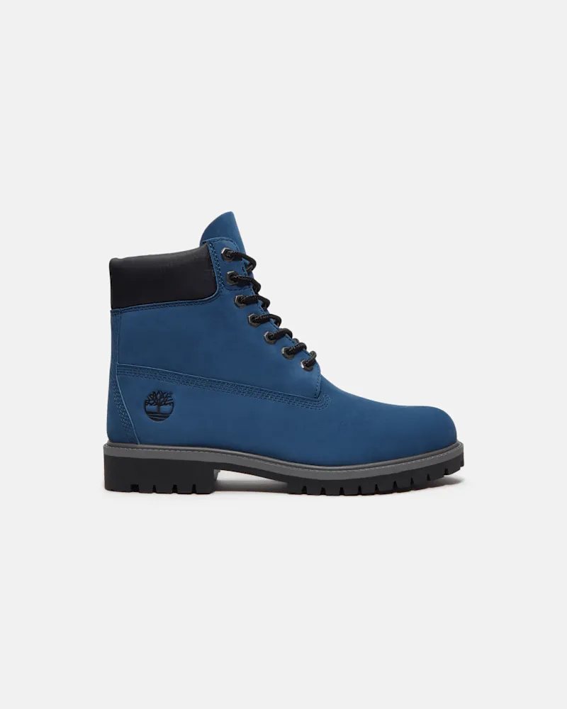 Timberland Wasserdichter Timberland Heritage 6-Inch-Boot für Herren in Dunkelblau, Herren, Blau, Größe Blau