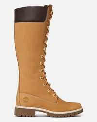 Timberland Wasserdichter Premium 14-Inch-Boot zum Schnüren für Damen in , Frau Gelb