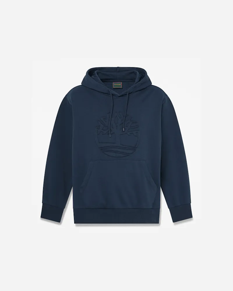 Timberland Wareham Kapuzenpullover mit Baumlogo-Aufnäher für Herren in Dunkelblau, Herren, Blau, Größe Blau