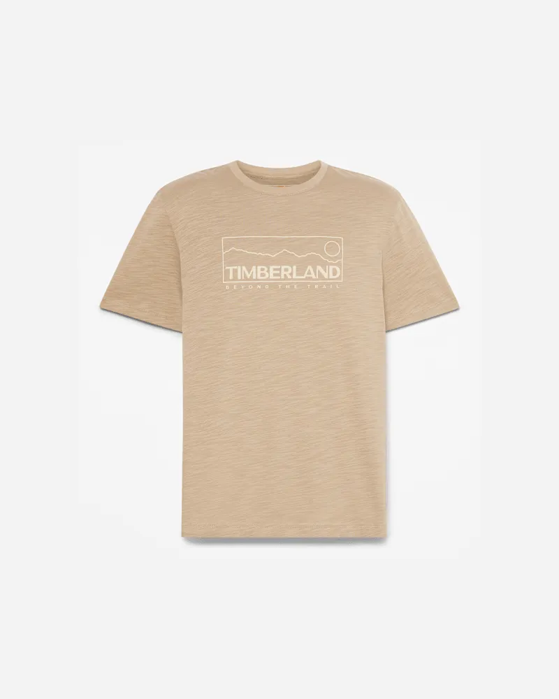 Timberland T-Shirt mit Konturgrafik für Herren in Braun, Herren, Braun, Größe Braun