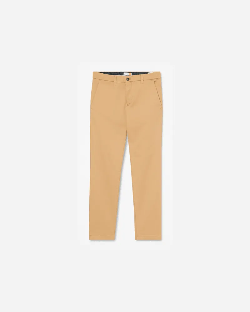 Timberland Claremont Chinohose aus Twill mit schmalem Bein für Herren in Beige, Herren, Beige, Größe Beige