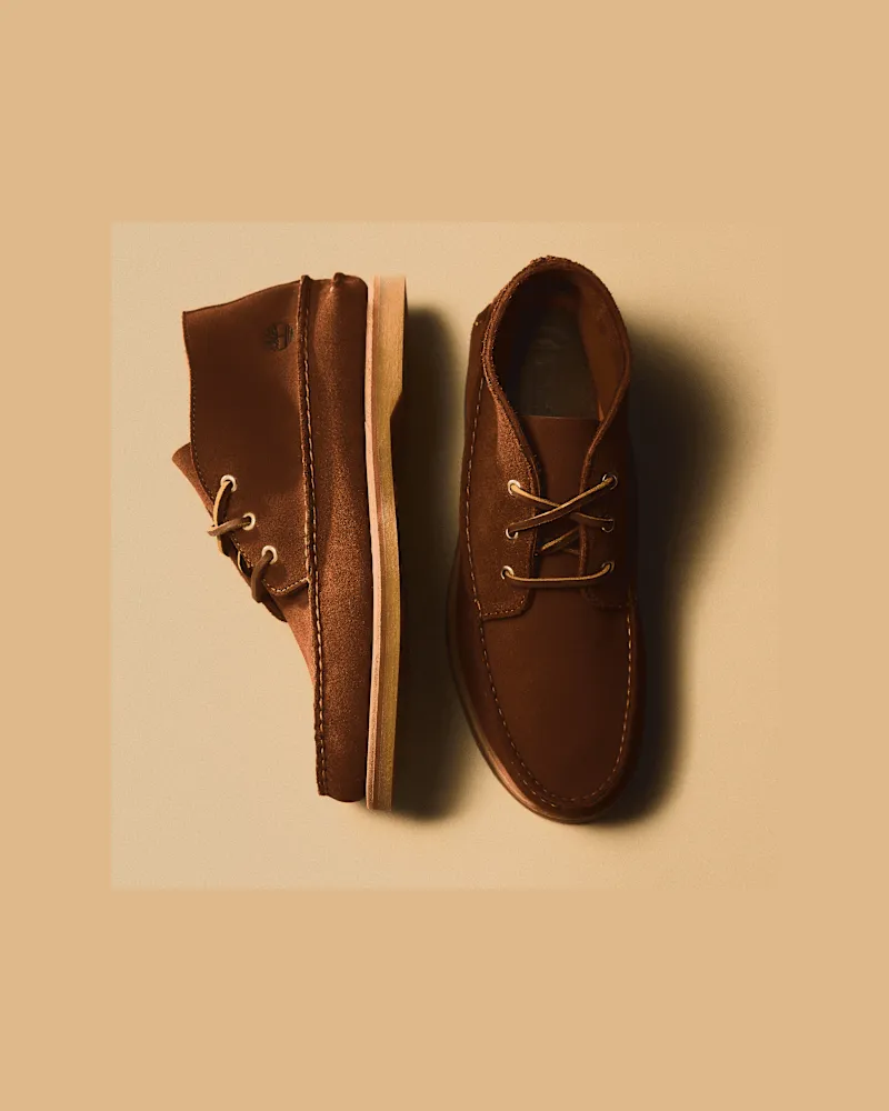 Timberland Handgefertigter, halbhoher Bootsstiefel für Herren in Braun, Herren, Braun, Größe Braun