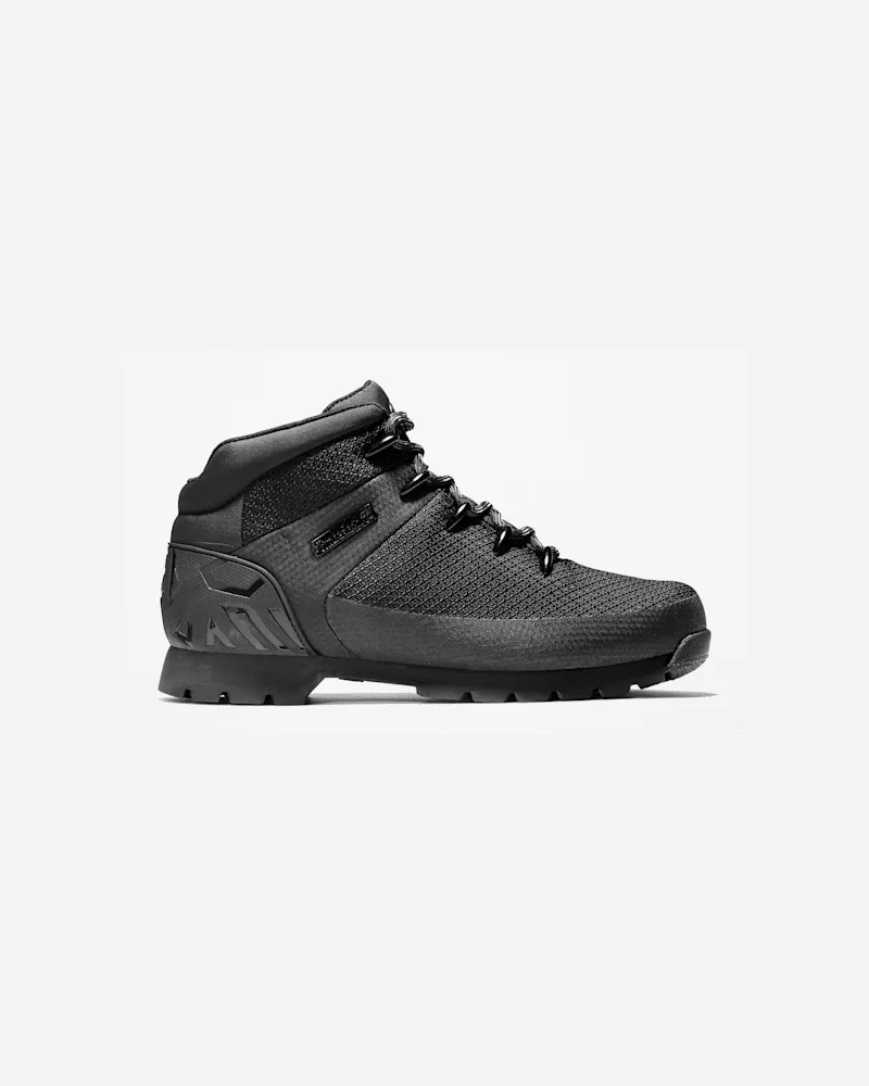 Timberland Halbhoher, wasserdichter Euro Sprint Boot für Herren in Schwarz, Herren, Schwarz, Größe Schwarz
