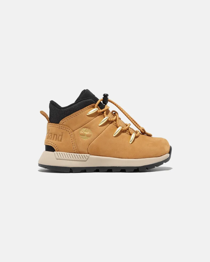 Timberland Halbhoher Sprint Trekker Sneaker mit Bungee-Schnürung für Kleinkinder in Gelb, Gelb, Größe Gelb