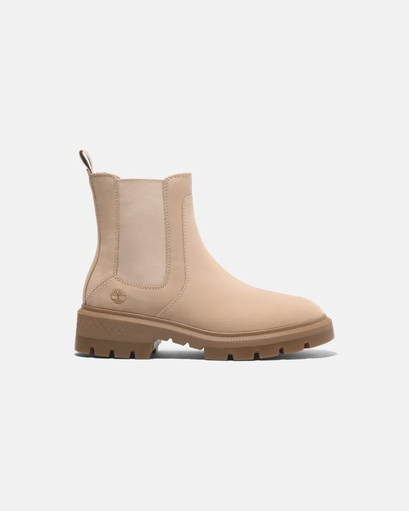 Timberland Halbhoher Cortina Valley Chelsea-Boot für Damen in Hellbeige, Damen, Beige, Größe Beige
