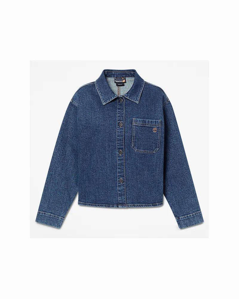Timberland Hemdjacke aus Denim für Damen in Blau, Damen, Blau, Größe Blau