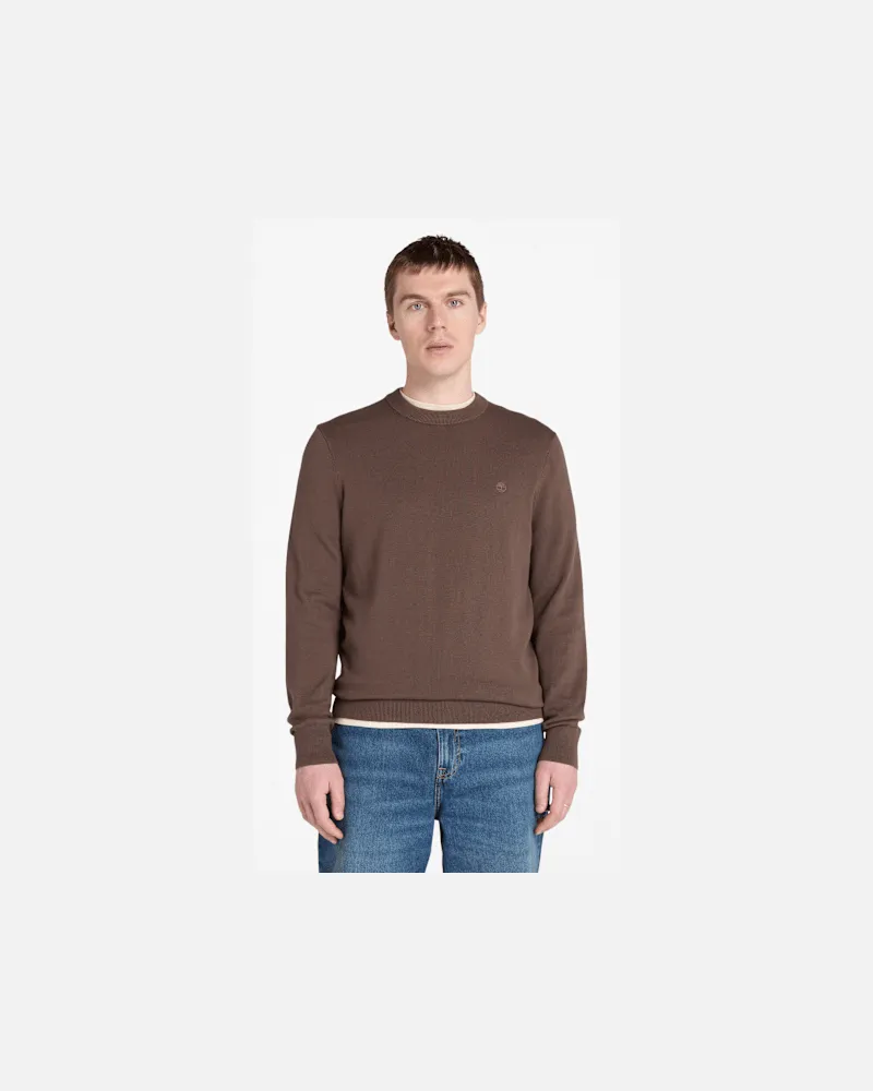 Timberland Williams River Baumwollpullover für Herren in Braun, Herren, Braun, Größe Braun