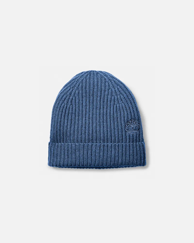 Timberland Mütze aus Wollmischgewebe in Dunkelblau, Blau Blau