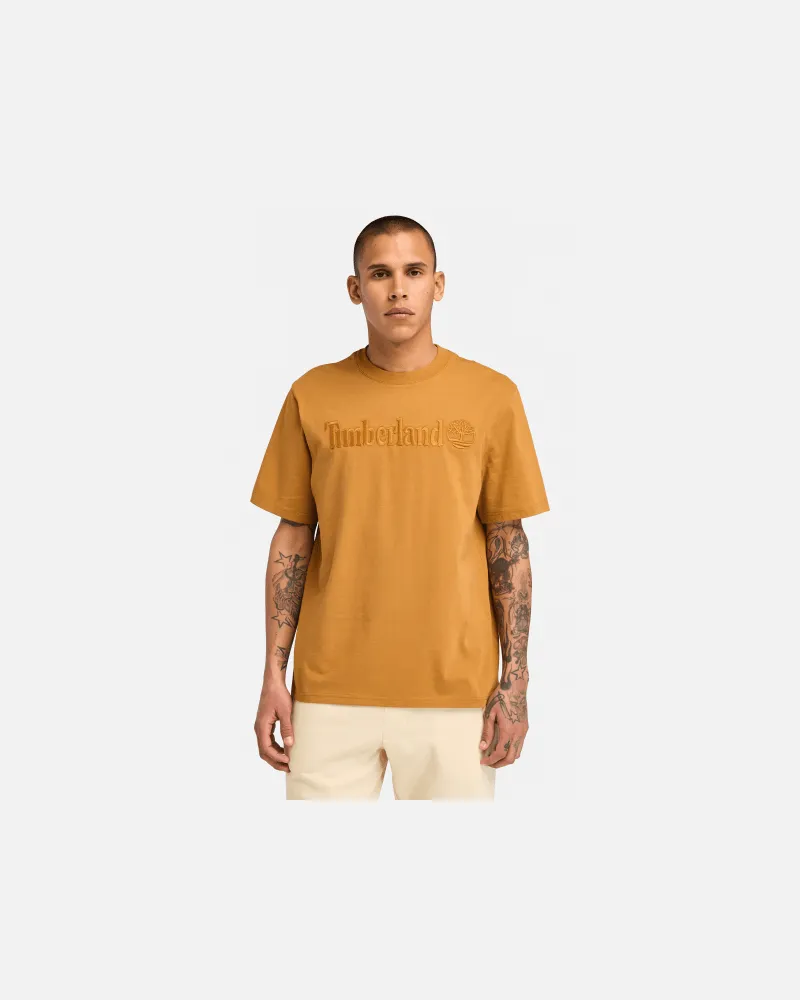 Timberland Hampton Kurzarm-T-Shirt für Herren in Gelb, Herren, Gelb, Größe Gelb