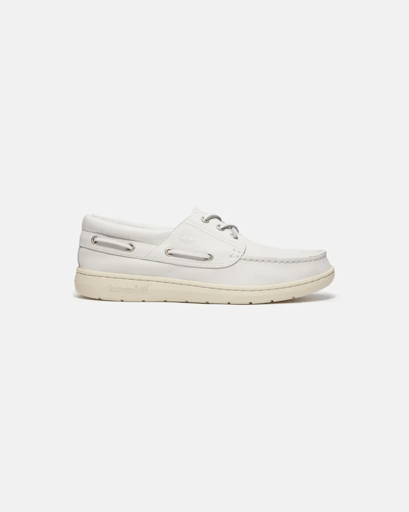 Timberland Portofino Pier Bootsschuh für Herren in Weiß, Herren, Weiß, Größe Weiß
