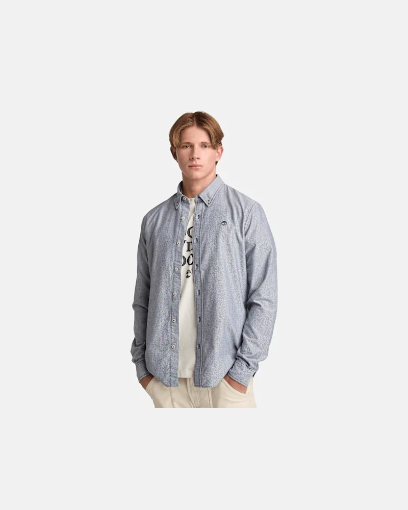 Timberland Oxfordhemd für Herren in Dunkelblau, Herren, Blau, Größe Blau