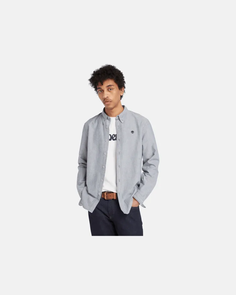 Timberland Oxfordhemd für Herren in Dunkelblau, Herren, Blau, Größe Blau