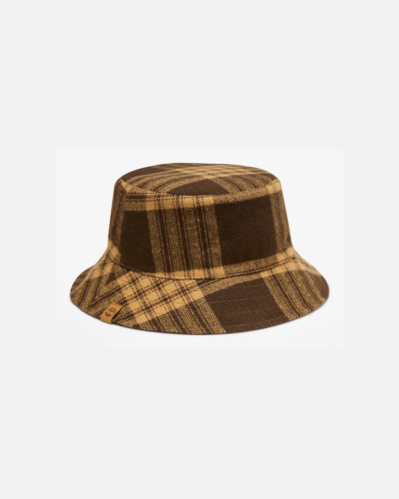 Timberland Fischerhut zum Wenden mit Karomuster für Damen in Braun, Damen, Braun, Größe Braun