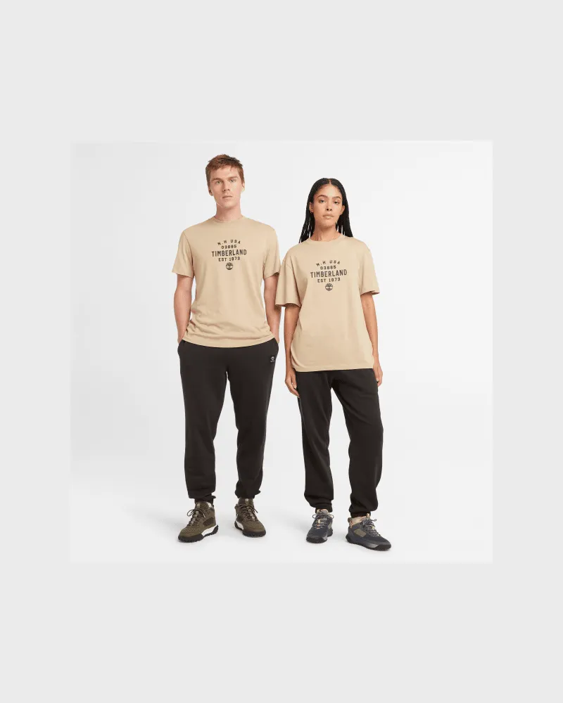 Timberland Grafik-T-Shirt in , Mann Beige
