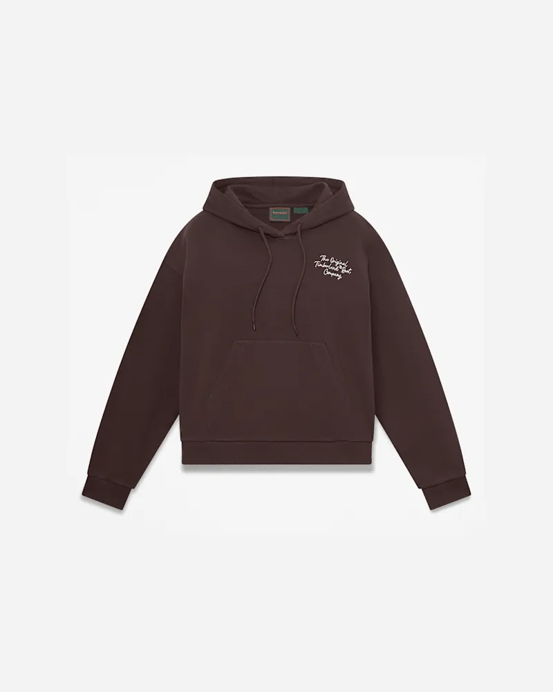 Timberland Hochgeschlossener Hoodie für Damen in Dunkelbraun, Damen, Braun, Größe Braun