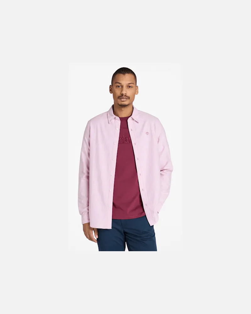 Timberland Oxford Streifenhemd für Herren in Pink, Herren, Pink, Größe Pink