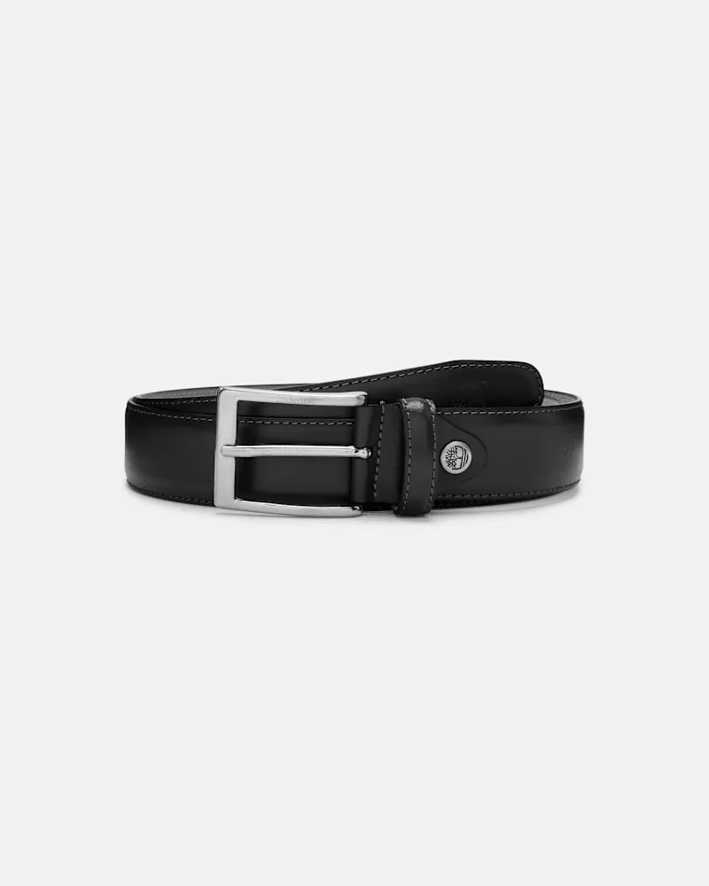 Timberland Birch Point Ledergürtel für Herren in Schwarz, Herren, Schwarz, Größe Schwarz