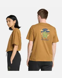 Timberland All Gender „All Day Outside" T-Shirt in Gelb