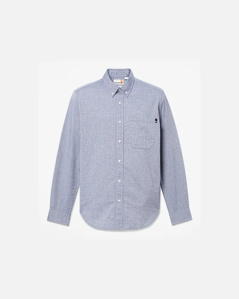 Timberland Gale River Oxford Langarmshirt für Herren in Blau, Herren, Blau, Größe Blau