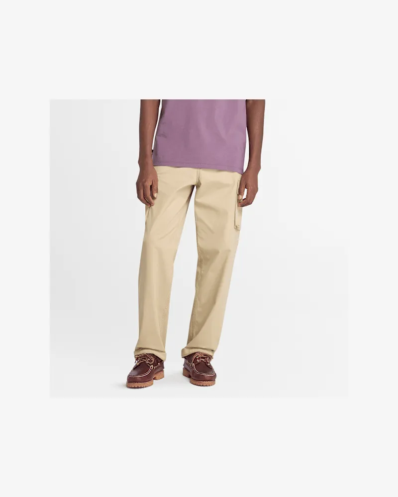 Timberland Brookline Cargohose aus Twill für Herren in Beige, Herren, Beige, Größe Beige