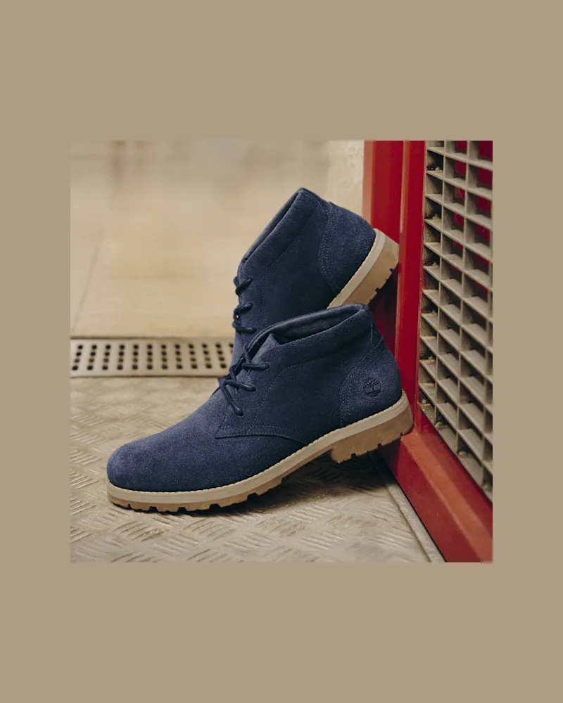 Timberland Halbhoher Britton Square Schnürstiefel für Herren in Blau, Herren, Blau, Größe Blau