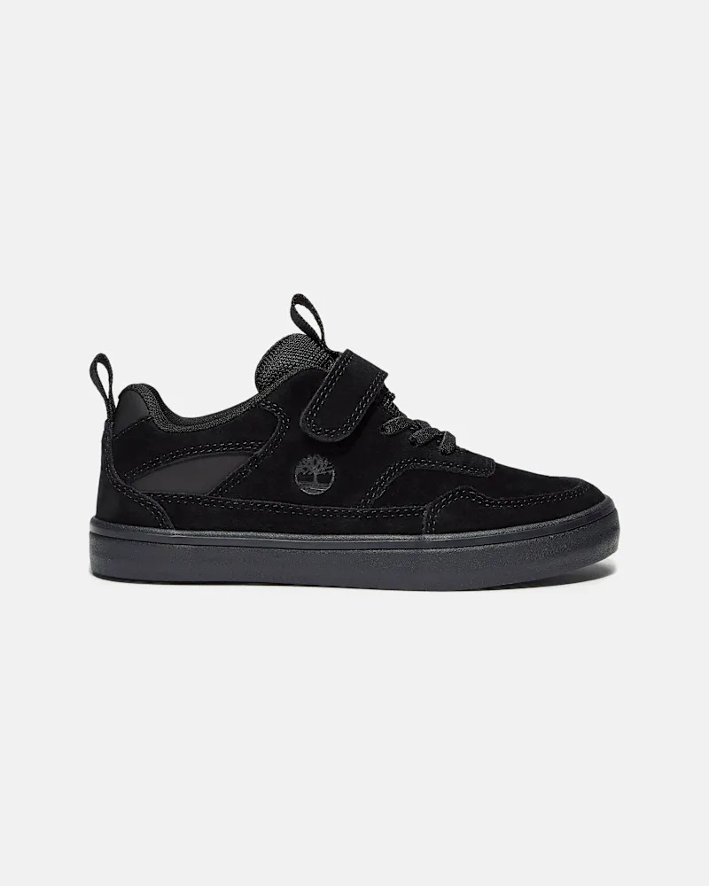 Timberland Stone Jump Sneaker mit Klettverschluss für Jugendliche in Schwarz, Schwarz, Größe Schwarz