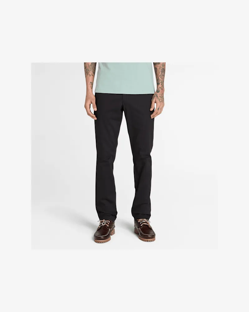 Timberland Claremont Chinohose aus Twill mit schmalem Bein für Herren in Schwarz, Herren, Schwarz, Größe Schwarz