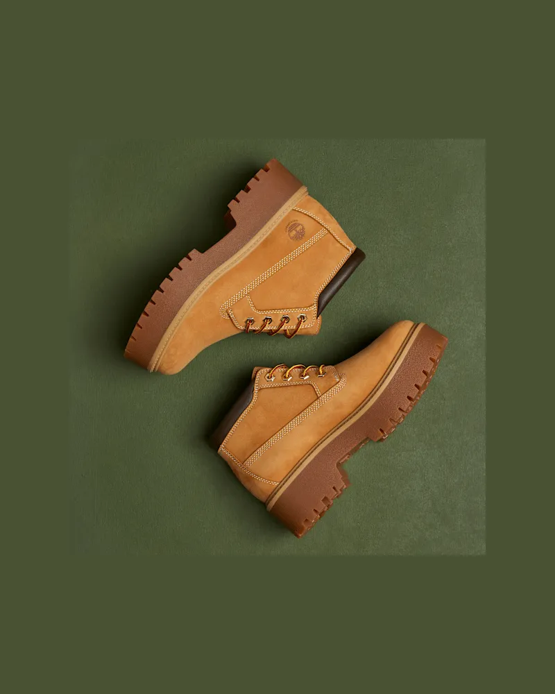 Timberland Halbhoher wasserdichter Stone Street Boot für Damen in Gelb, Damen, Gelb, Größe Gelb